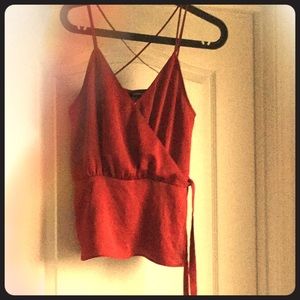 Criss cross, tank top blouse by express